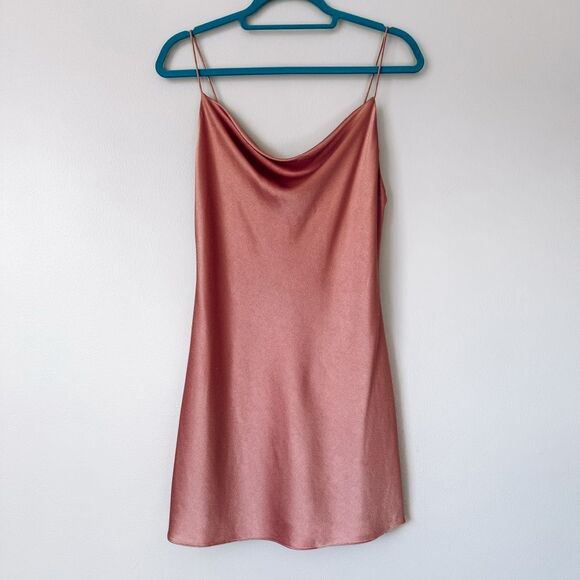 Alice + Olivia Pink Mini Slip Dress Size 4 - Picture 2 of 7